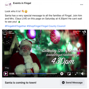 Virtual Event management with Ripple Marketing and Fingal County Council