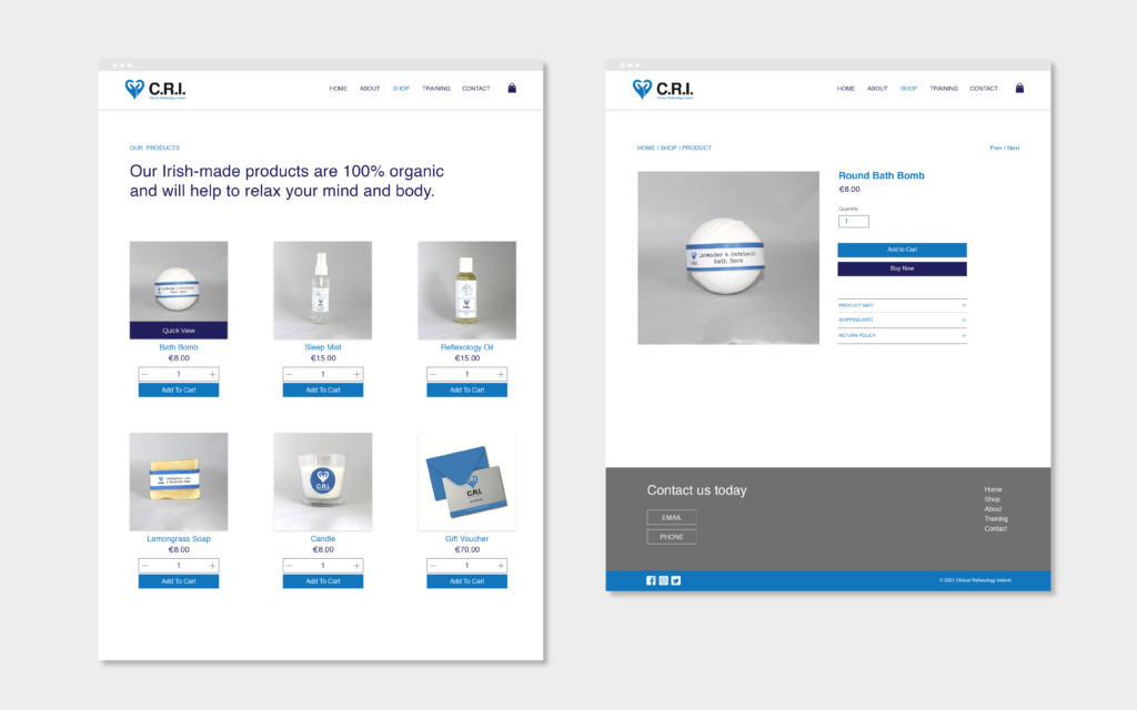 CRI website - Ripple Marketing